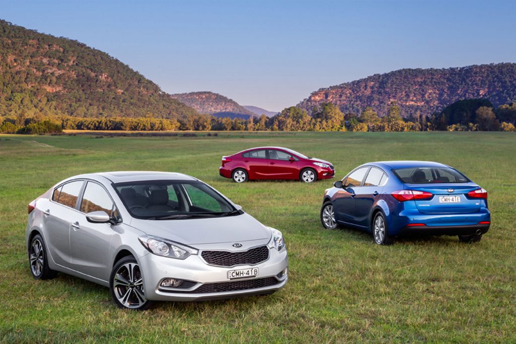 The new Kia Cerato range. The new Kia Cerato range.
